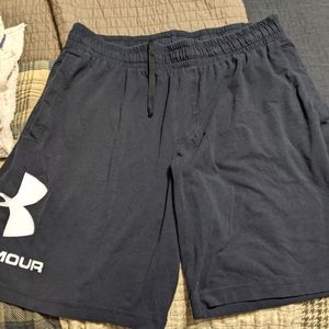Black Under Armour knit shorts